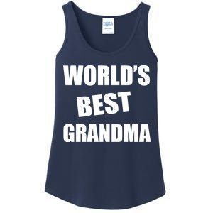 World's Best Grandma Ladies Essential Tank