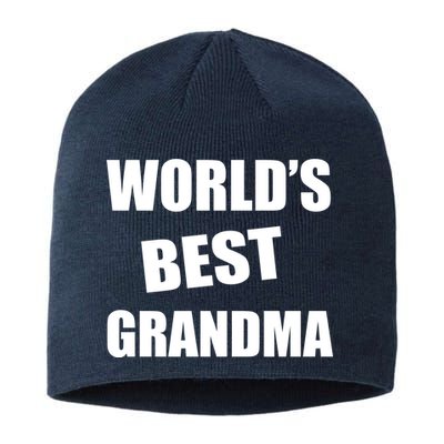 World's Best Grandma Sustainable Beanie