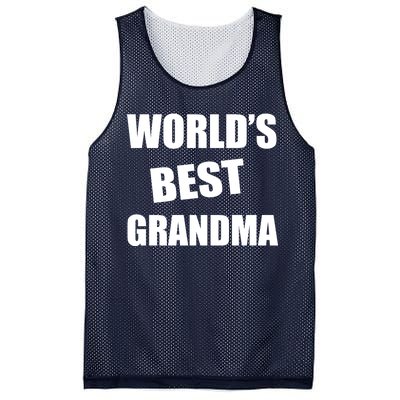 World's Best Grandma Mesh Reversible Basketball Jersey Tank