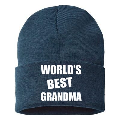 World's Best Grandma Sustainable Knit Beanie