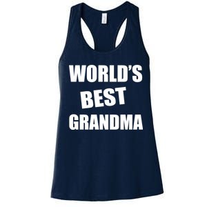 World's Best Grandma Women's Racerback Tank