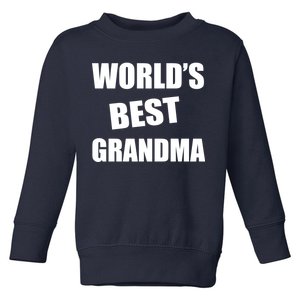 World's Best Grandma Toddler Sweatshirt