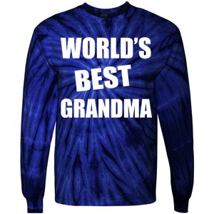 World's Best Grandma Tie-Dye Long Sleeve Shirt