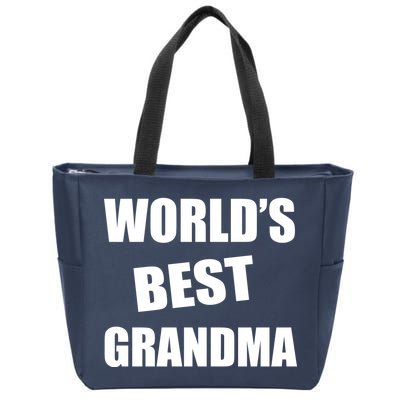 World's Best Grandma Zip Tote Bag