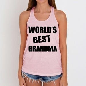 World's Best Grandma Women's Knotted Racerback Tank