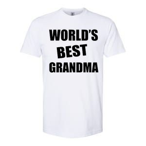 World's Best Grandma Softstyle CVC T-Shirt