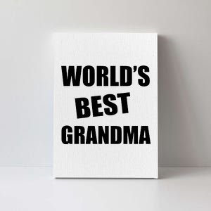 World's Best Grandma Canvas