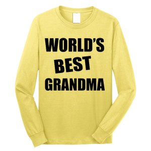 World's Best Grandma Long Sleeve Shirt