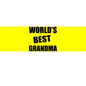 World's Best Grandma Bumper Sticker