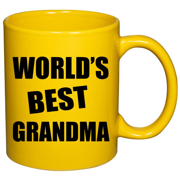 World's Best Grandma 11oz C Handle Ceramic Mug