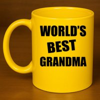 World's Best Grandma 11oz C Handle Ceramic Mug