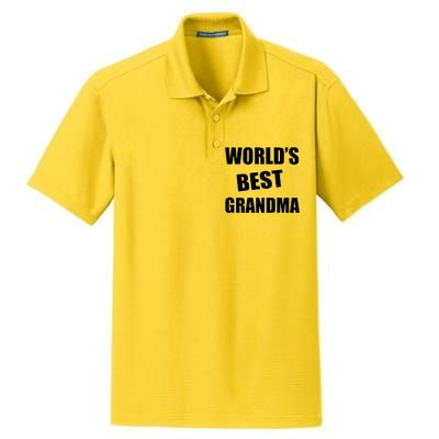 World's Best Grandma Dry Zone Grid Polo