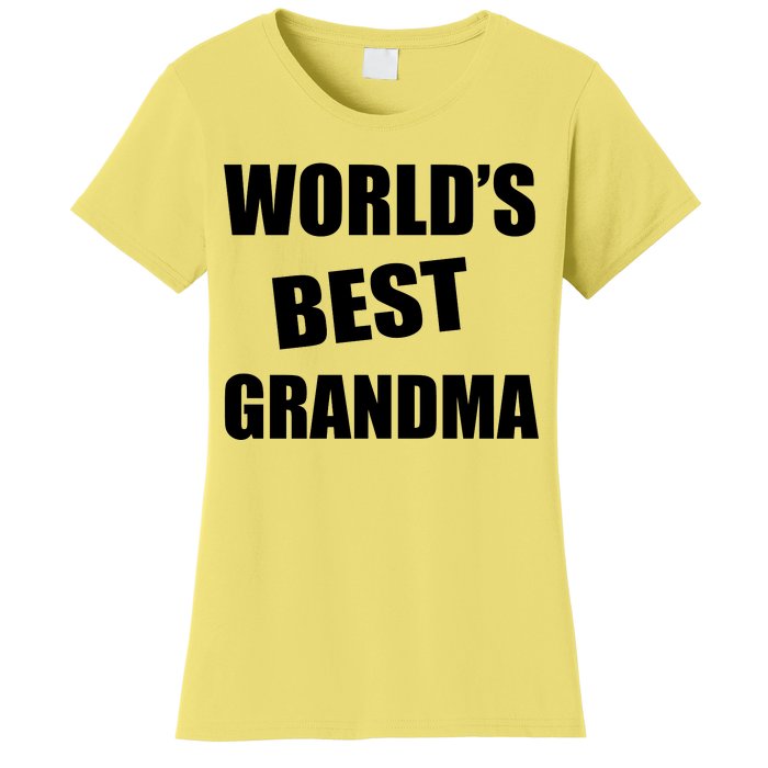 World's Best Grandma Women's T-Shirt