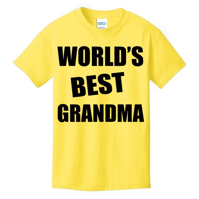 World's Best Grandma Kids T-Shirt