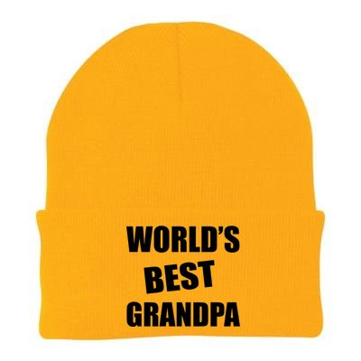 World's Best Grandpa Knit Cap Winter Beanie