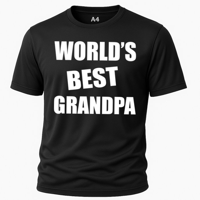 World's Best Grandpa Cooling Performance Crew T-Shirt