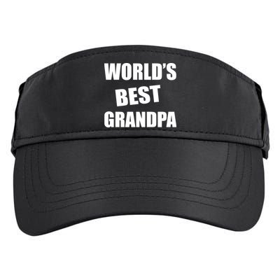 World's Best Grandpa Adult Drive Performance Visor