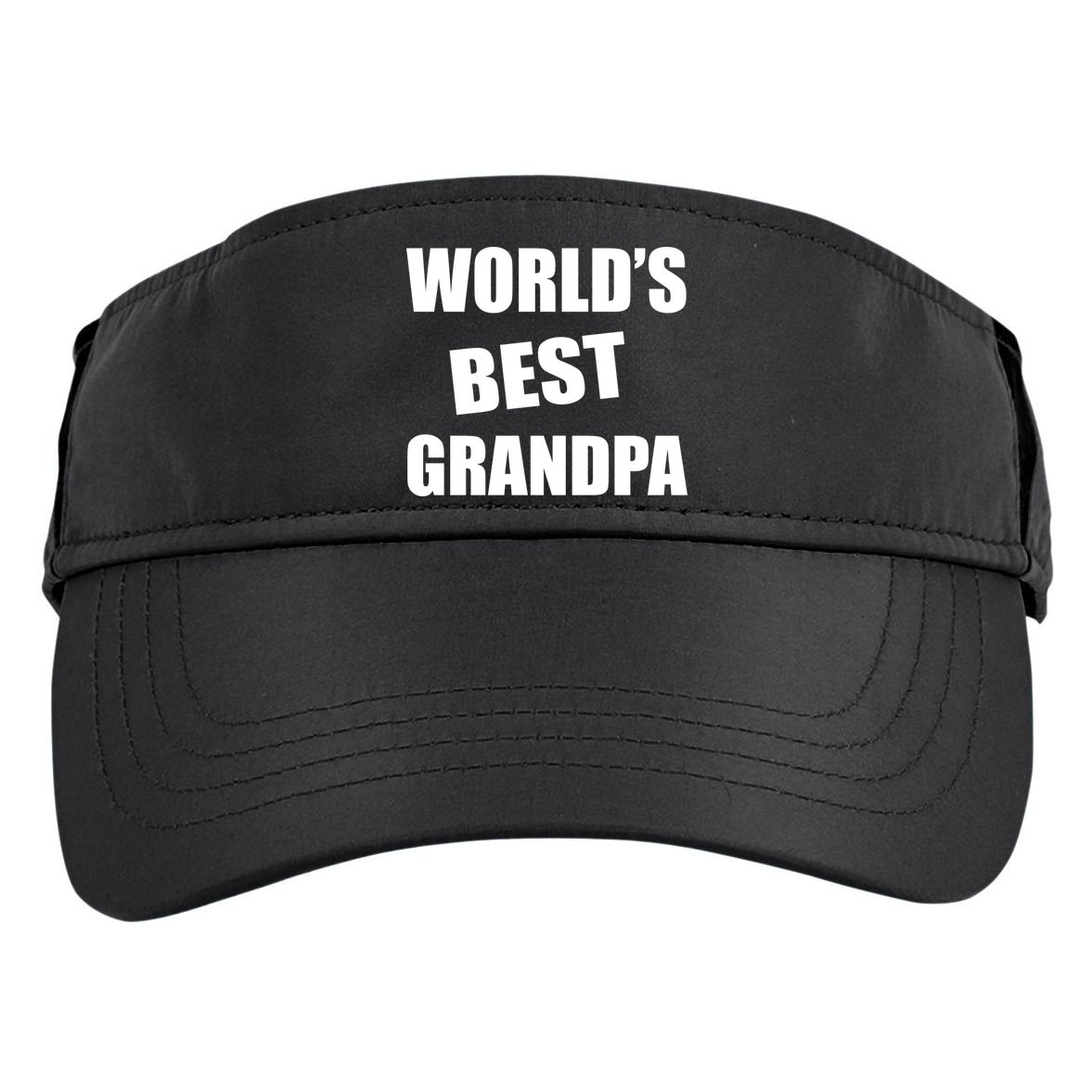 World's Best Grandpa Adult Drive Performance Visor