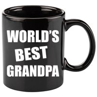 World's Best Grandpa 11oz C Handle Ceramic Mug