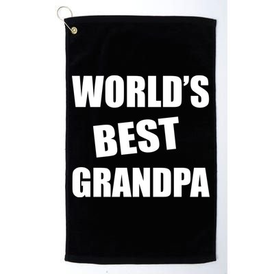 World's Best Grandpa Golf Towel