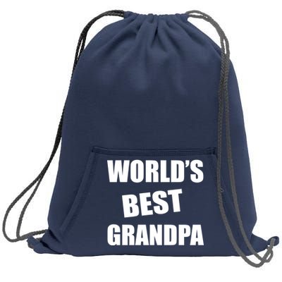 World's Best Grandpa Sweatshirt Cinch Pack Bag