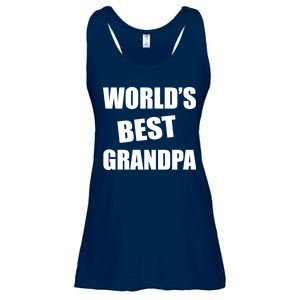 World's Best Grandpa Ladies Essential Flowy Tank