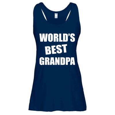 World's Best Grandpa Ladies Essential Flowy Tank