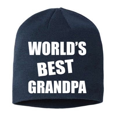 World's Best Grandpa Sustainable Beanie