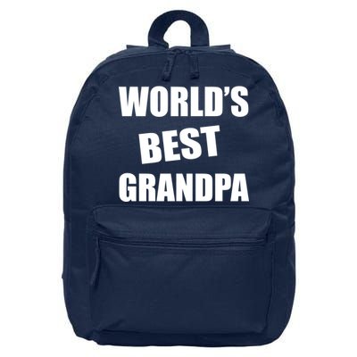 World's Best Grandpa 16 in Basic Backpack