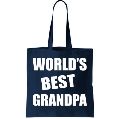 World's Best Grandpa Tote Bag