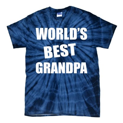 World's Best Grandpa Tie-Dye T-Shirt