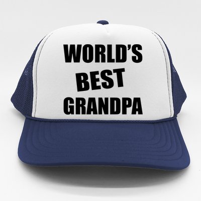 World's Best Grandpa Trucker Hat