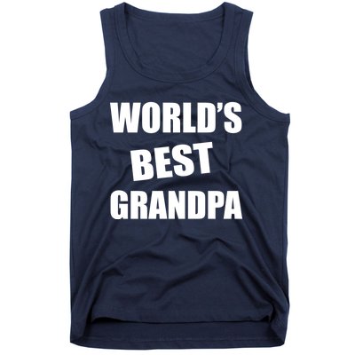 World's Best Grandpa Tank Top