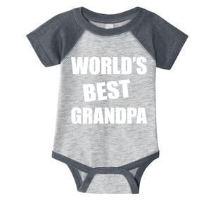 World's Best Grandpa Infant Baby Jersey Bodysuit