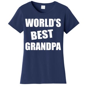 World's Best Grandpa Women's T-Shirt