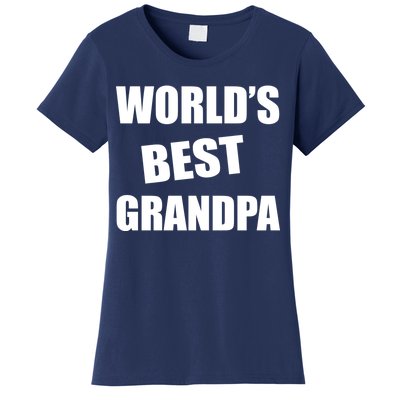 World's Best Grandpa Women's T-Shirt