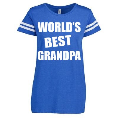 World's Best Grandpa Enza Ladies Jersey Football T-Shirt