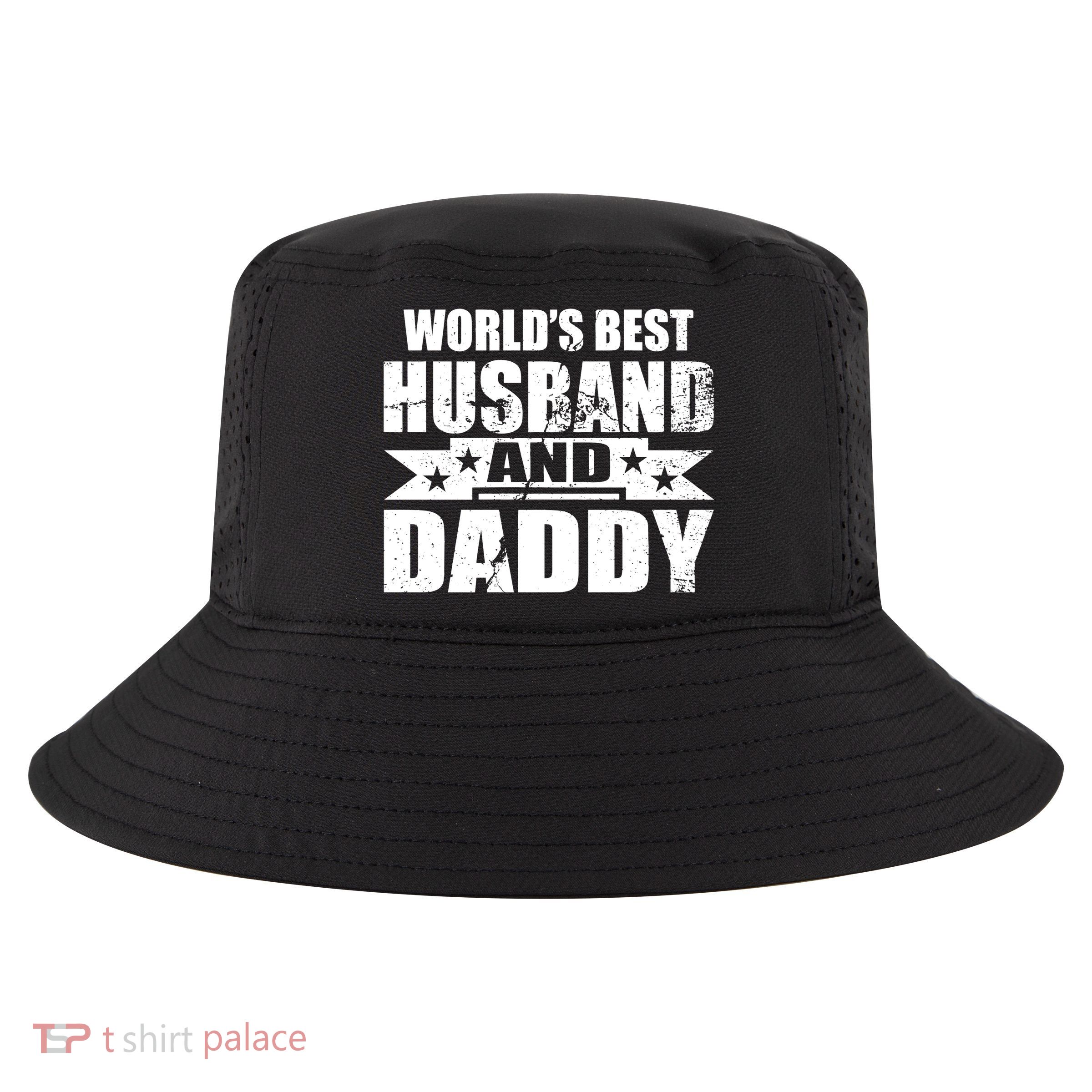 World's Best Husband And Daddy Cool Comfort Performance Bucket Hat