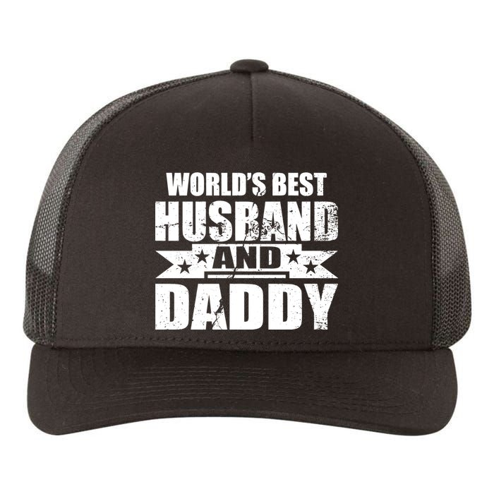 World's Best Husband And Daddy Yupoong Adult 5-Panel Trucker Hat