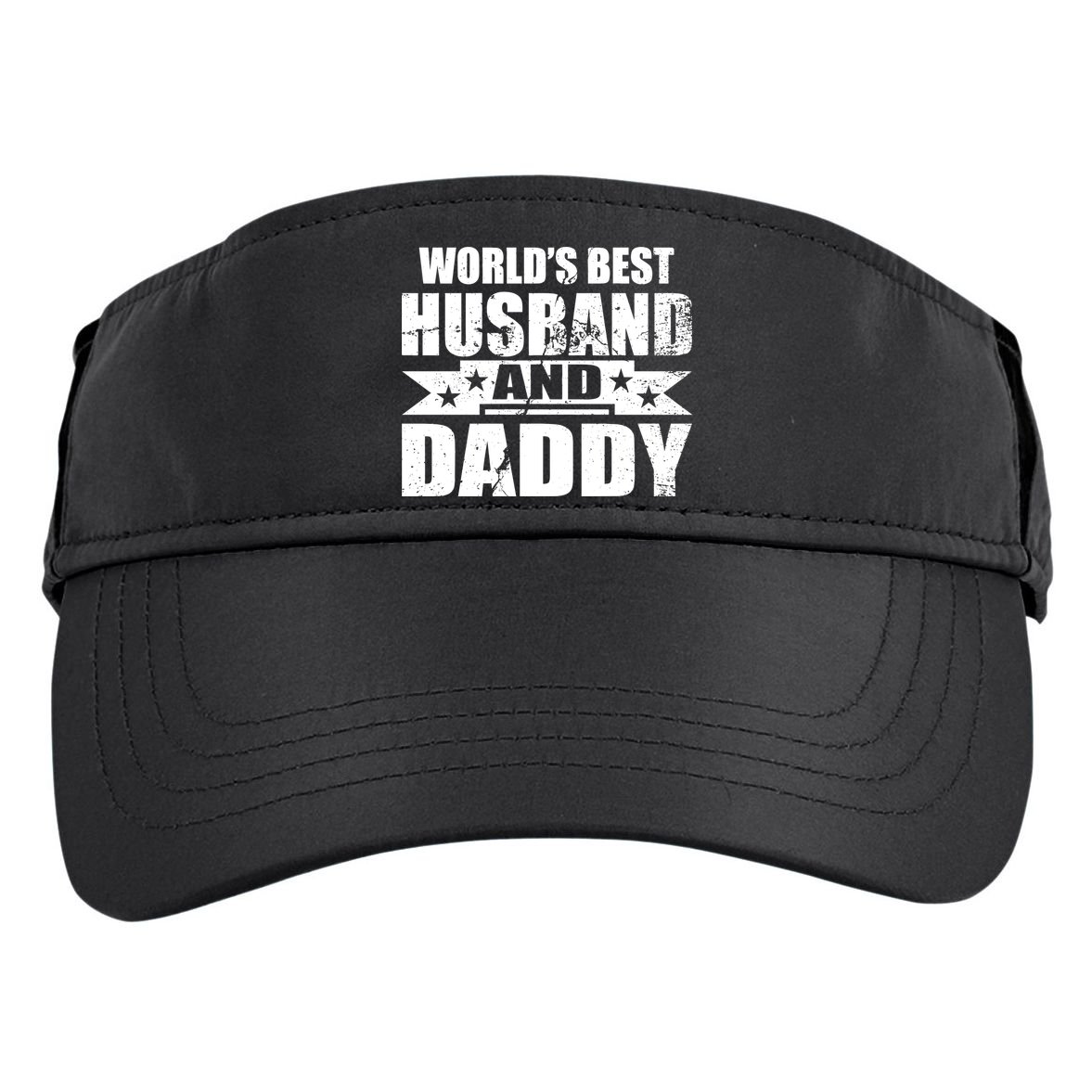 World's Best Husband And Daddy Adult Drive Performance Visor