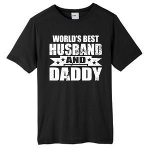 World's Best Husband And Daddy Tall Fusion ChromaSoft Performance T-Shirt