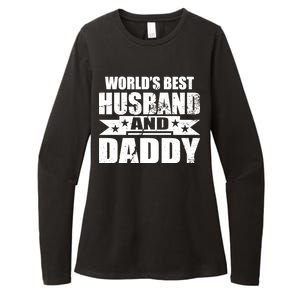 World's Best Husband And Daddy Womens CVC Long Sleeve Shirt