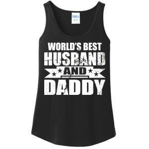 World's Best Husband And Daddy Ladies Essential Tank