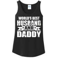 World's Best Husband And Daddy Ladies Essential Tank