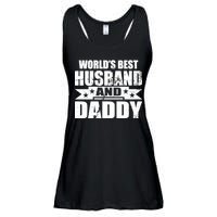 World's Best Husband And Daddy Ladies Essential Flowy Tank