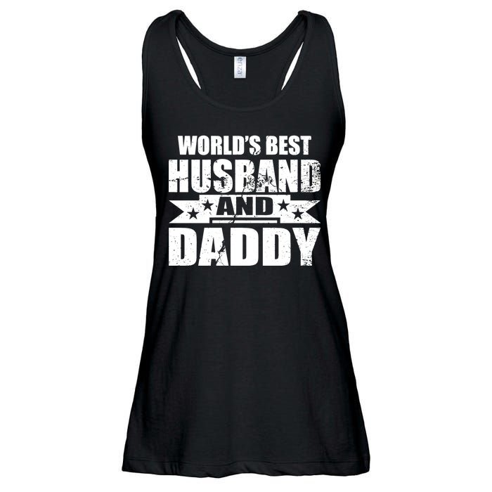 World's Best Husband And Daddy Ladies Essential Flowy Tank