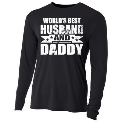 World's Best Husband And Daddy Cooling Performance Long Sleeve Crew