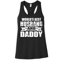 World's Best Husband And Daddy Women's Racerback Tank