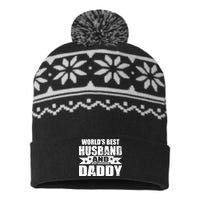 World's Best Husband And Daddy USA-Made Snowflake Beanie