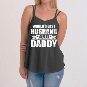 World's Best Husband And Daddy Women's Strappy Tank